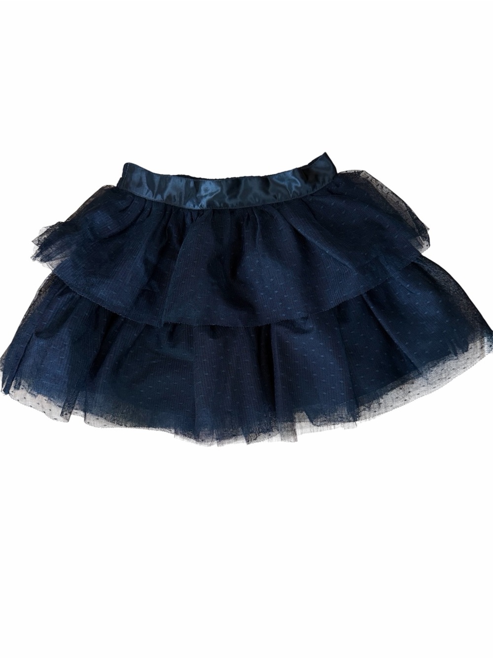 Janie and Jack Black Tiered Tulle Skirt - Girls